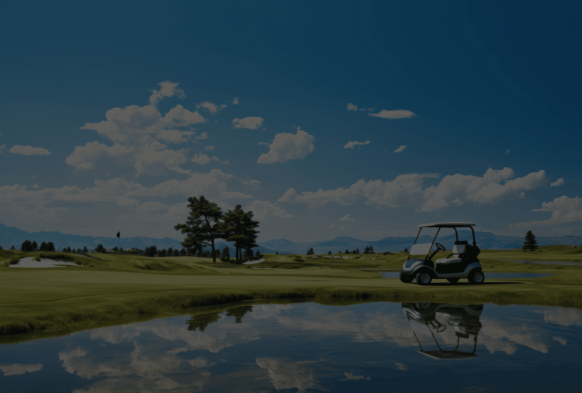 Golf vehicle field